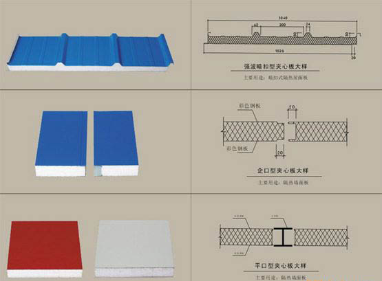 插口式彩钢夹芯板